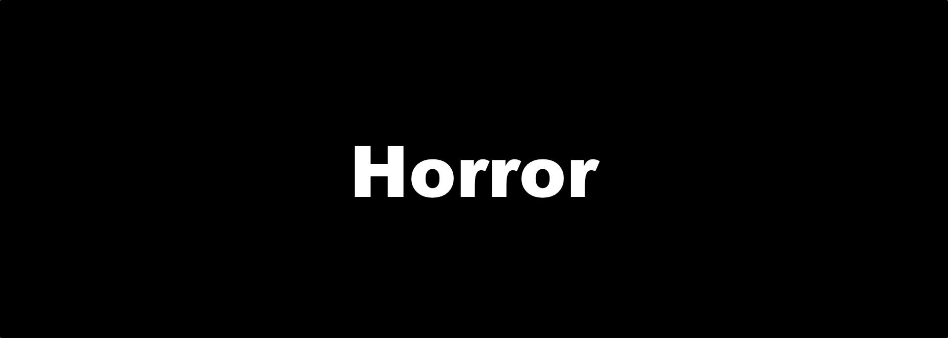 Horror category